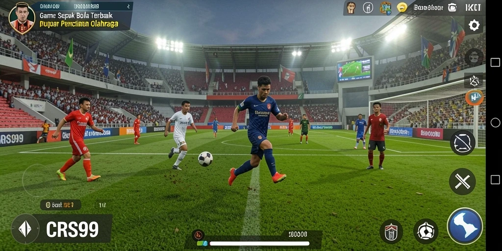 Tampilan gameplay CRS99 yang memukau saat beraksi di lapangan.