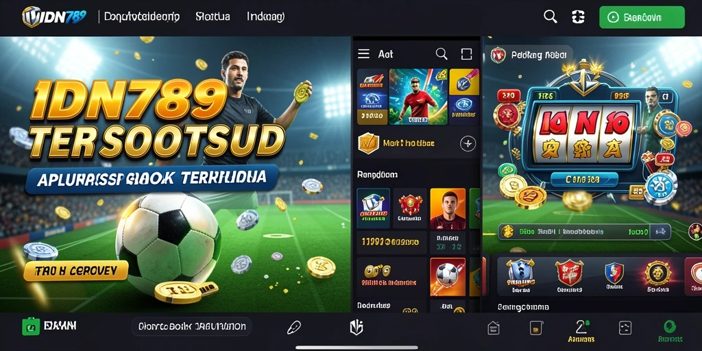 Tampilan gameplay yang menarik di aplikasi IDN789.