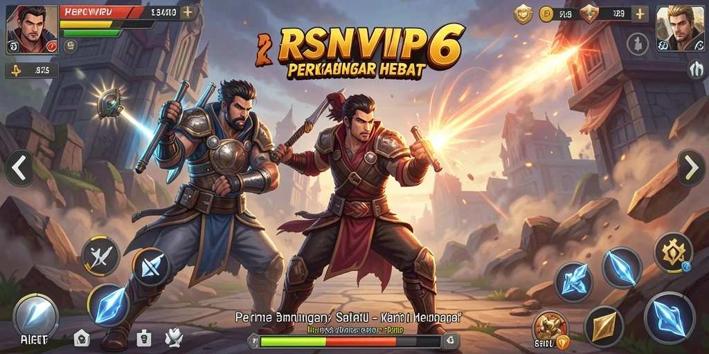 Tampilan seru dari gameplay RSNVIP6 dalam pertarungan yang intens.