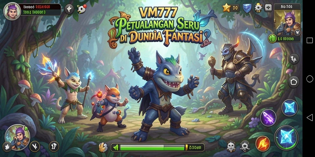 Screenshot gameplay VM777 yang menunjukkan aksi menegangkan dalam petualangan.